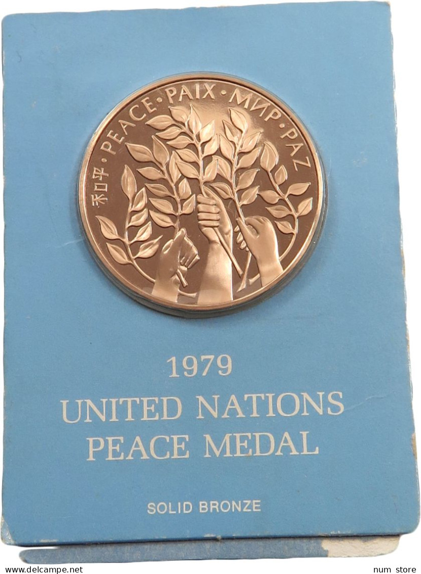 UNITED NATIONS MEDAL 1979 PEACE MEDAL #MA 068912 - Other - America