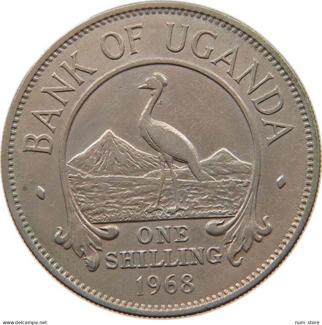 UGANDA SHILLING 1968  #MA 066954 - Ouganda