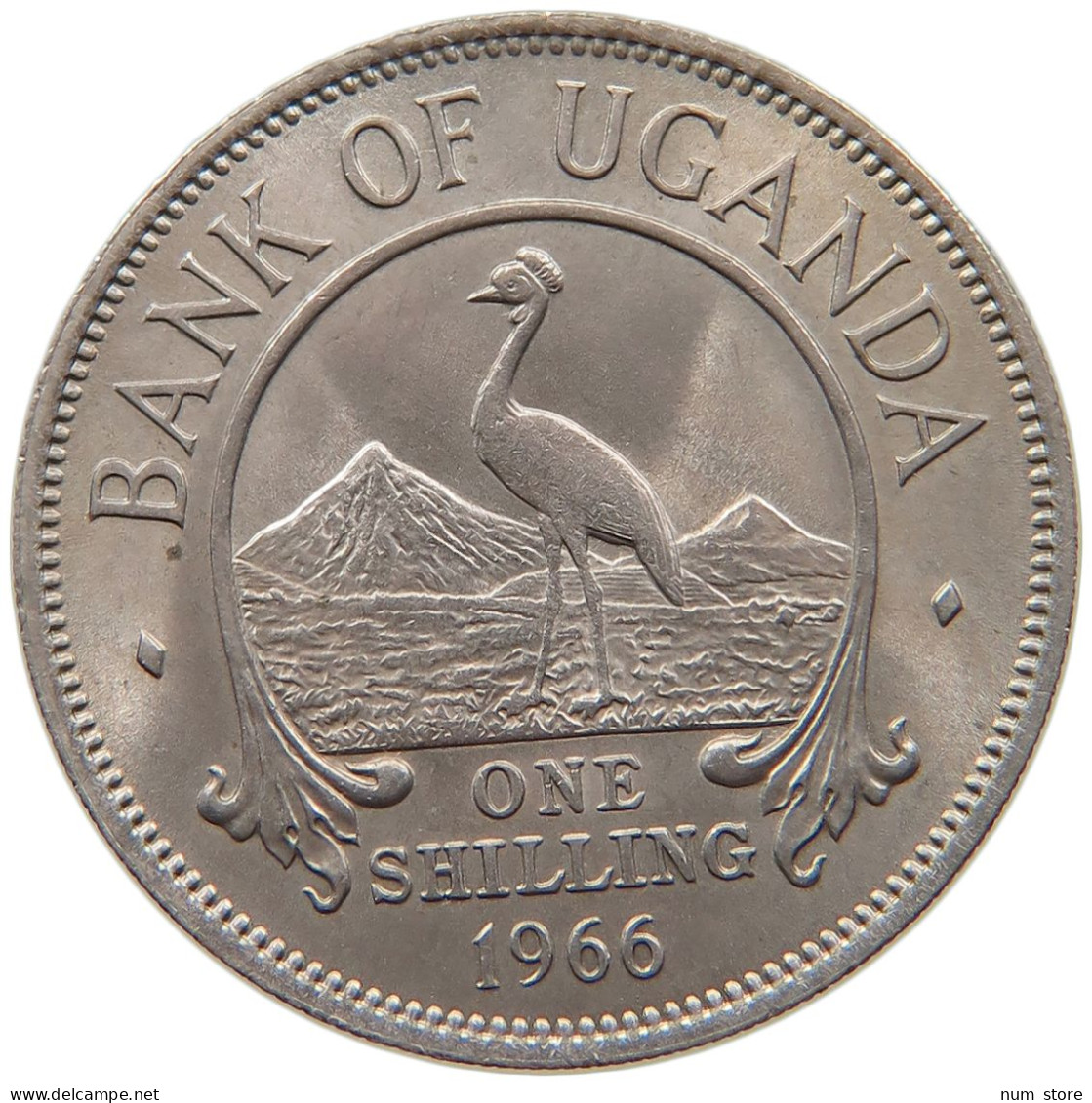 UGANDA SHILLING 1966  #MA 066955 - Oeganda