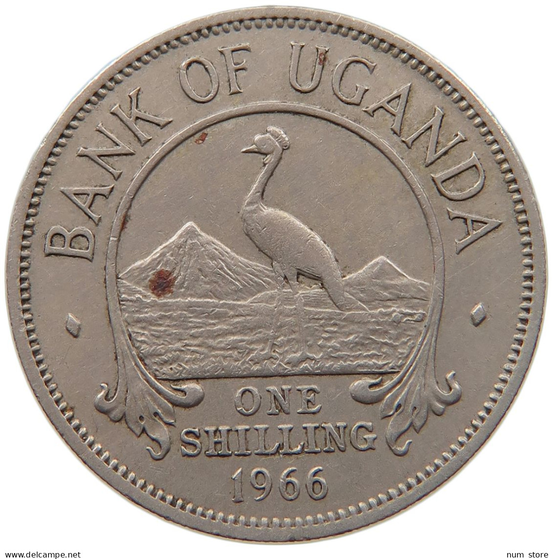 UGANDA SHILLING 1966  #MA 067577 - Ouganda