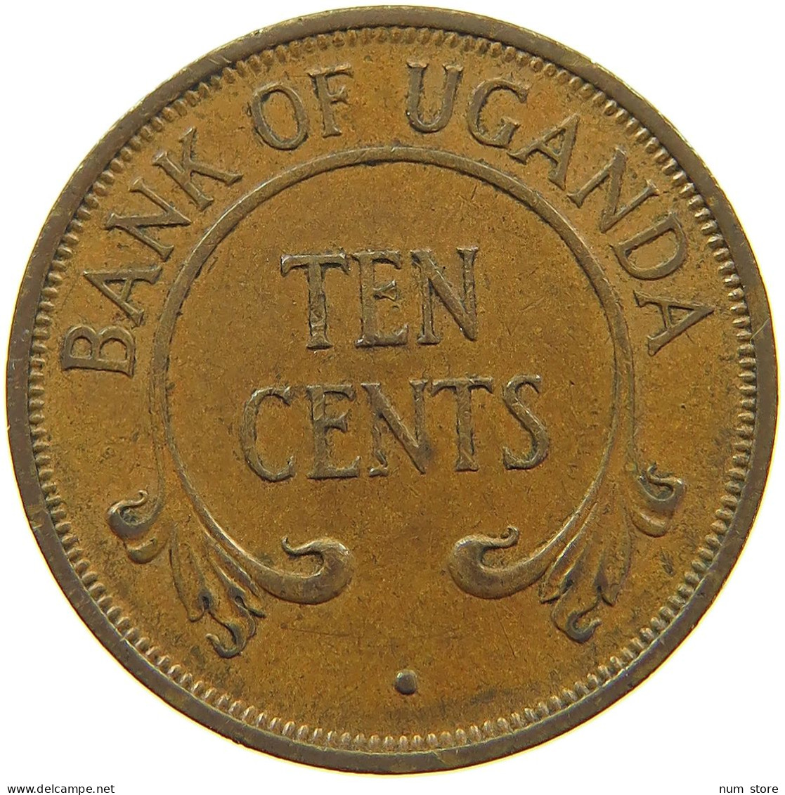 UGANDA 10 CENTS 1968  #MA 066948 - Ouganda