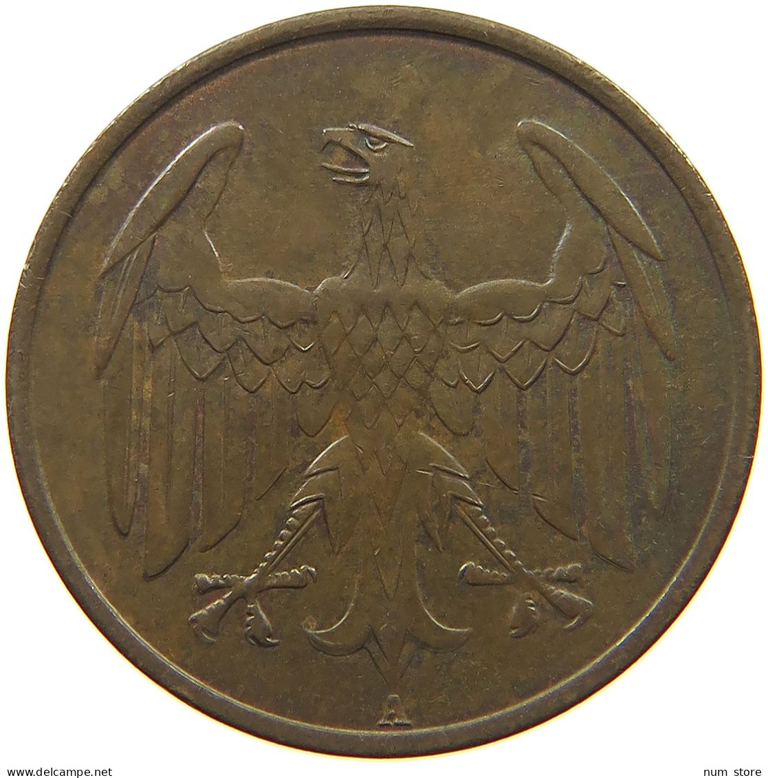 WEIMARER REPUBLIK 4 PFENNIG 1932 A  #MA 021763 - 4 Reichspfennig