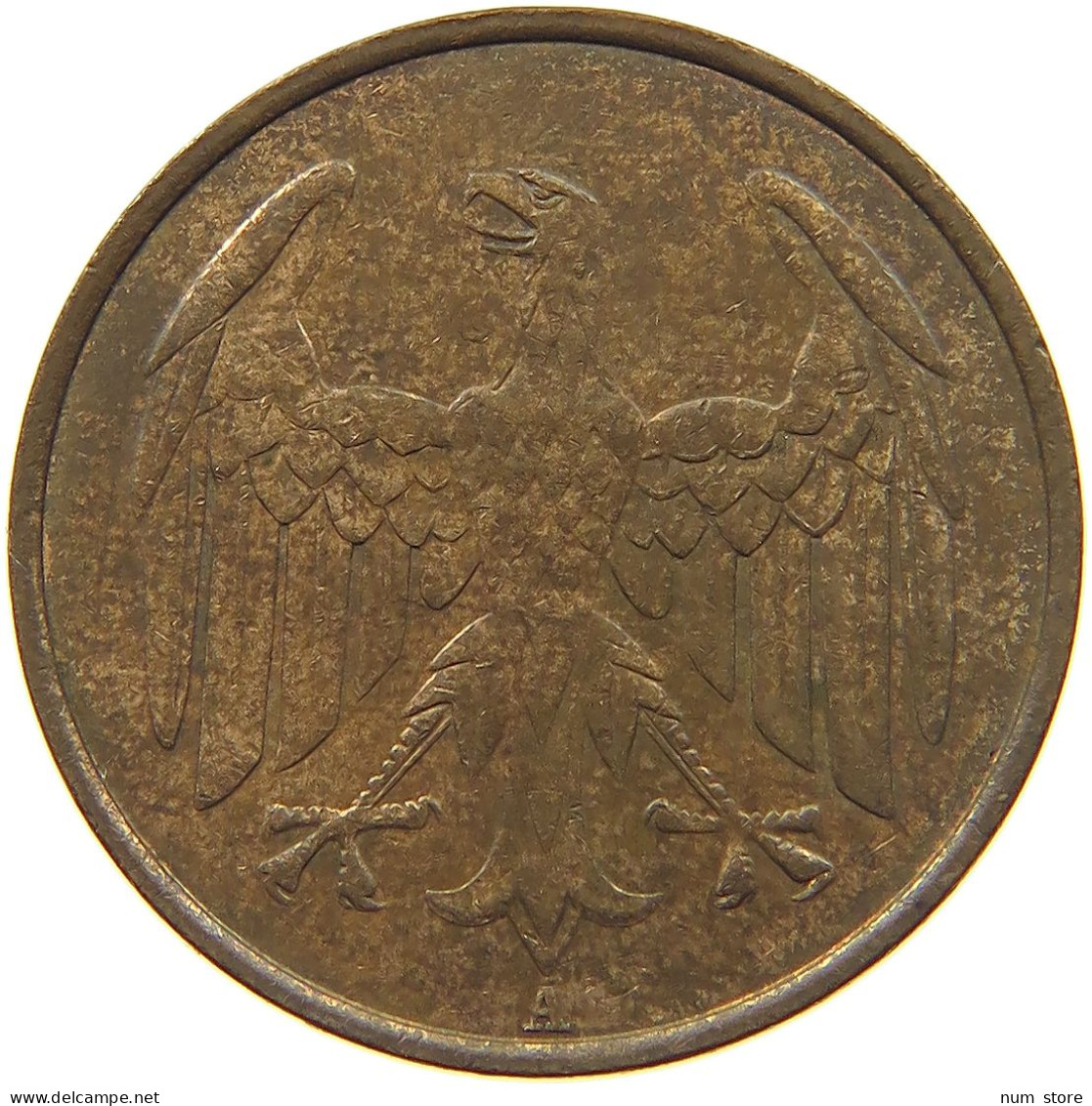 WEIMARER REPUBLIK 4 PFENNIG 1932 A  #MA 022457 - 4 Reichspfennig