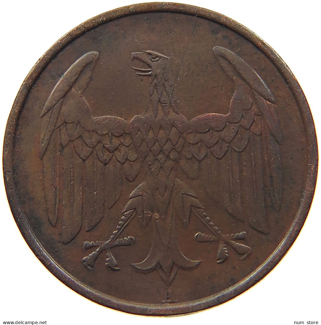 WEIMARER REPUBLIK 4 PFENNIG 1932 A  #MA 099914 - 4 Reichspfennig