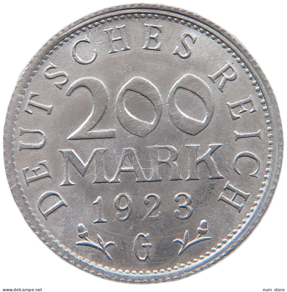 WEIMARER REPUBLIK 200 MARK 1923 G  #MA 098797 - 200 & 500 Mark
