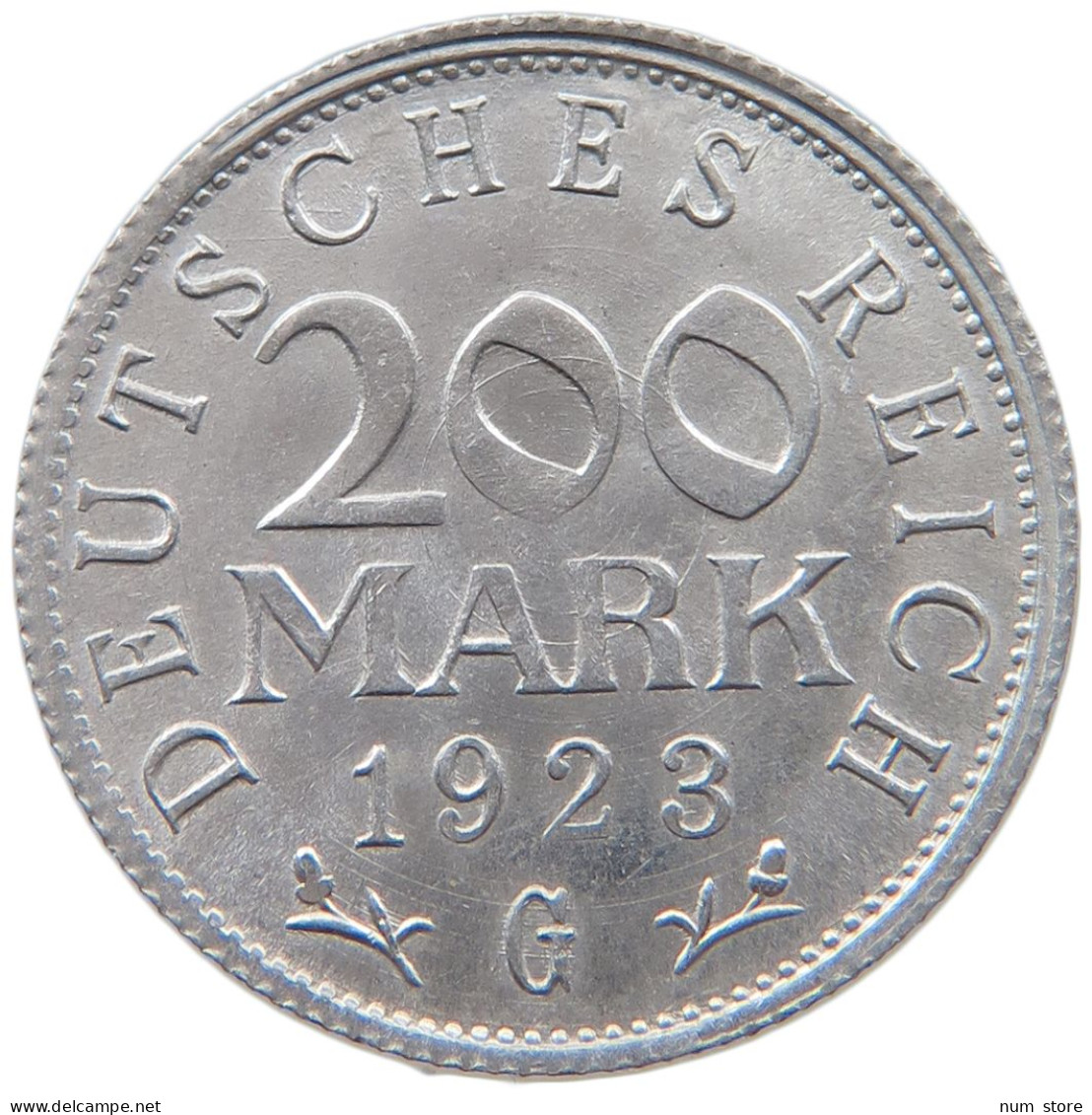 WEIMARER REPUBLIK 200 MARK 1923 G  #MA 098795 - 200 & 500 Mark