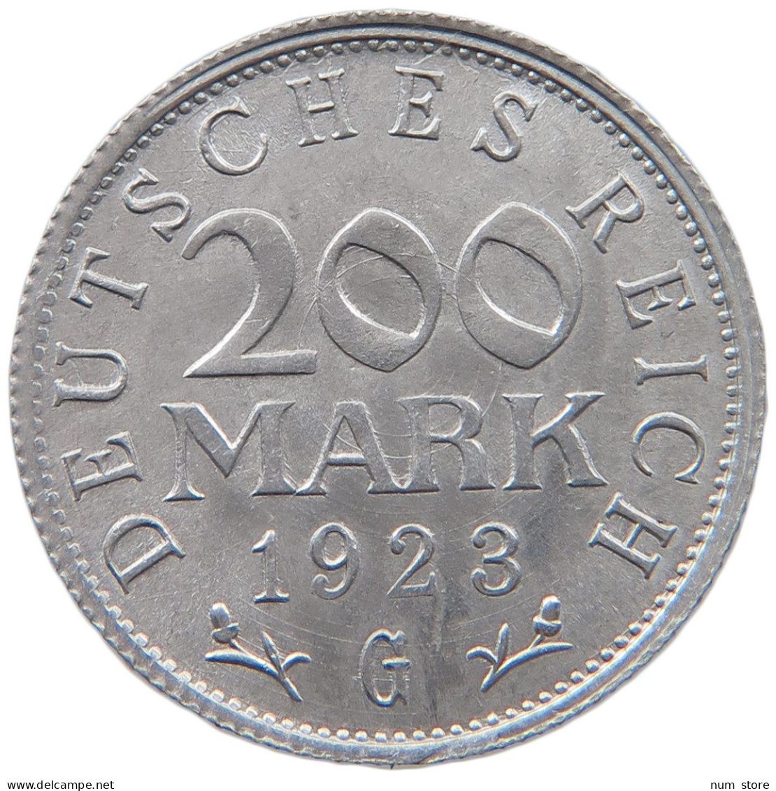 WEIMARER REPUBLIK 200 MARK 1923 G  #MA 098782 - 200 & 500 Mark