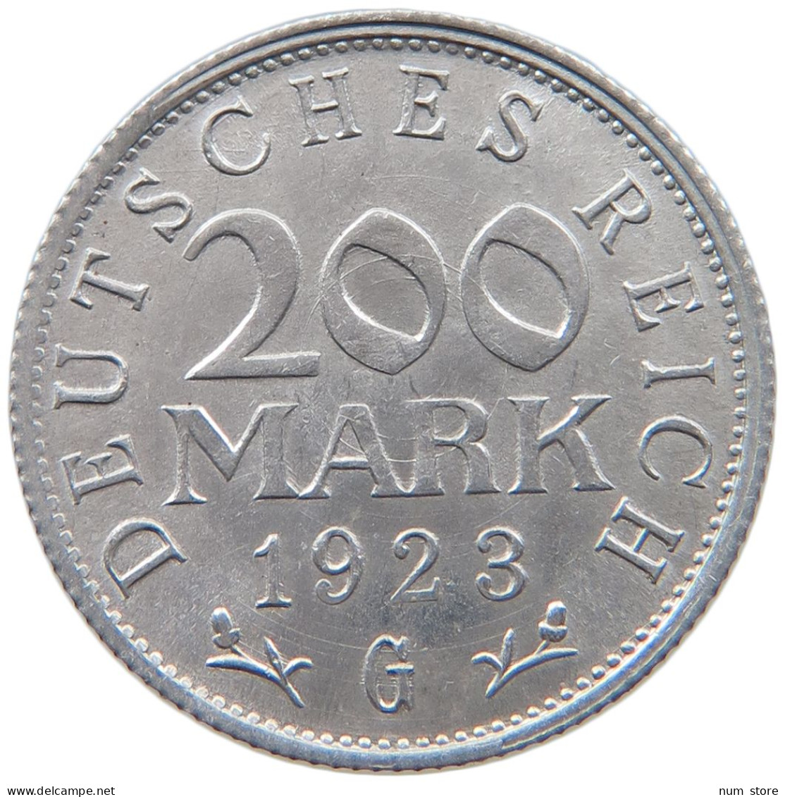 WEIMARER REPUBLIK 200 MARK 1923 G  #MA 098793 - 200 & 500 Mark