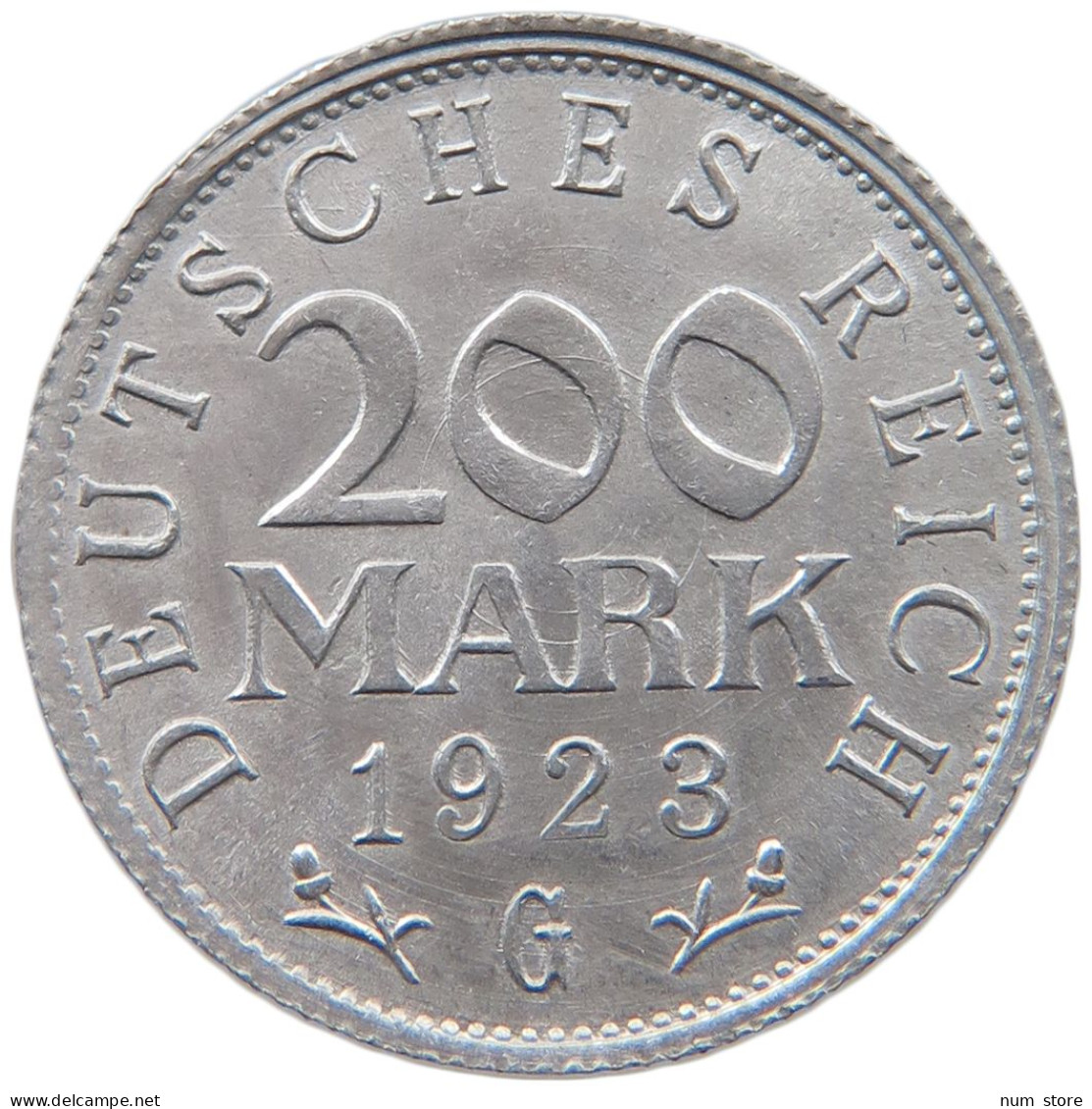 WEIMARER REPUBLIK 200 MARK 1923 G  #MA 098794 - 200 & 500 Mark