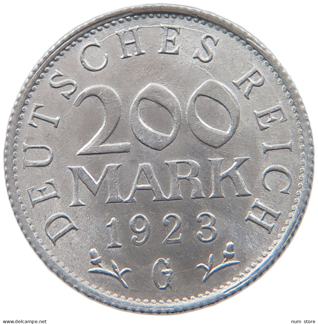 WEIMARER REPUBLIK 200 MARK 1923 G  #MA 098788 - 200 & 500 Mark