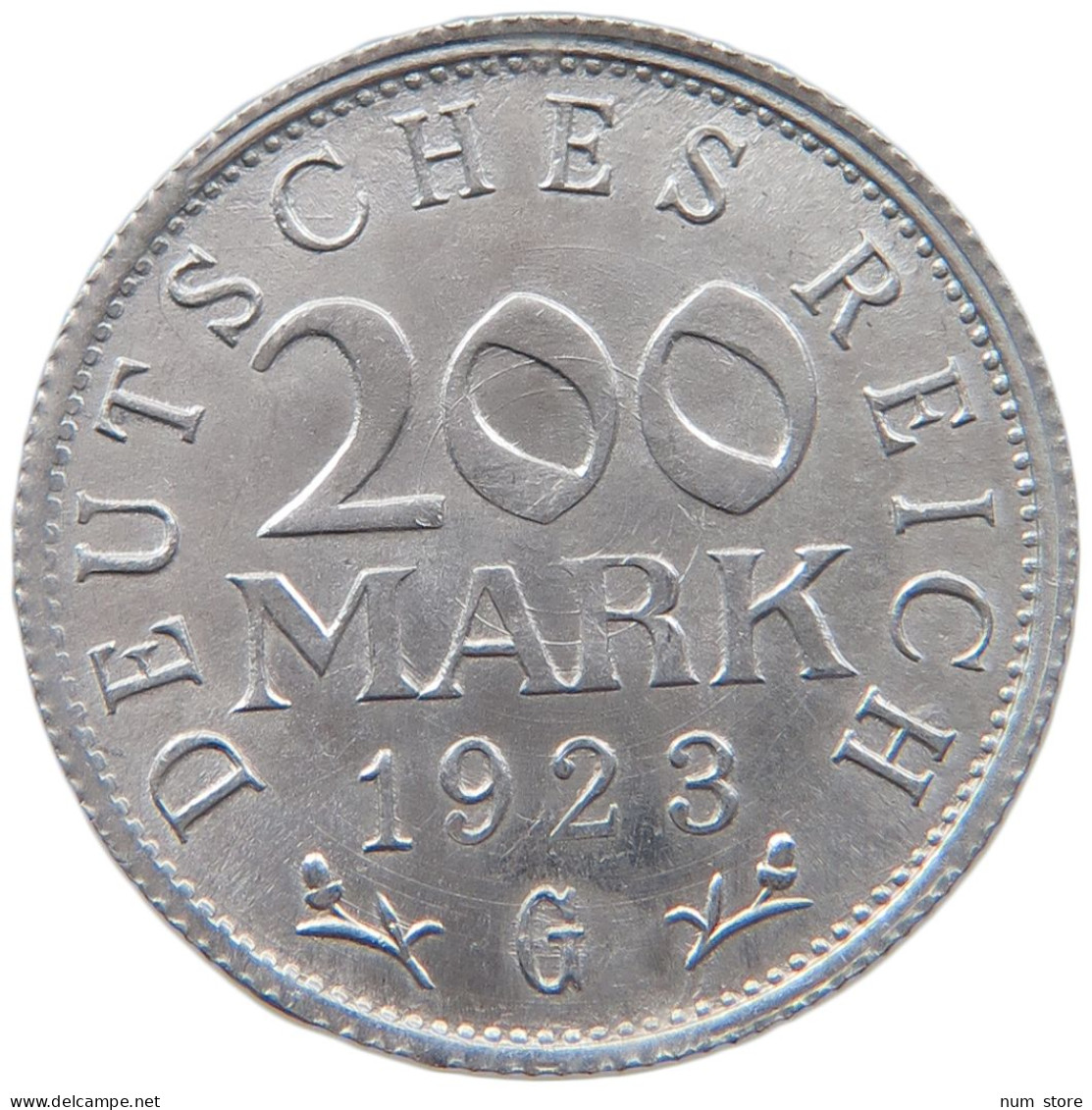 WEIMARER REPUBLIK 200 MARK 1923 G  #MA 098785 - 200 & 500 Mark