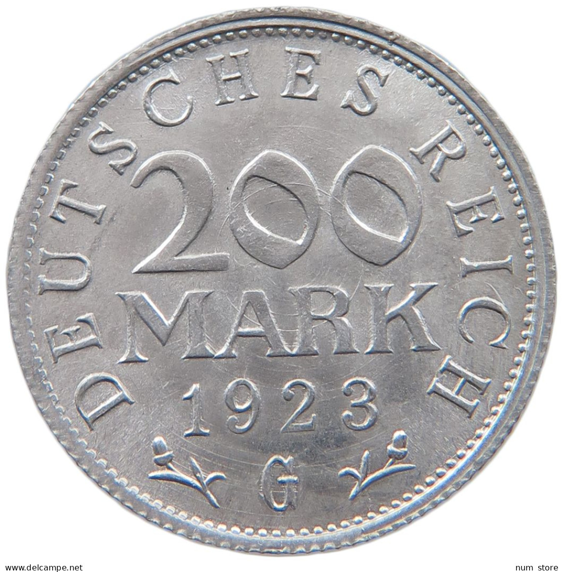 WEIMARER REPUBLIK 200 MARK 1923 G  #MA 098770 - 200 & 500 Mark