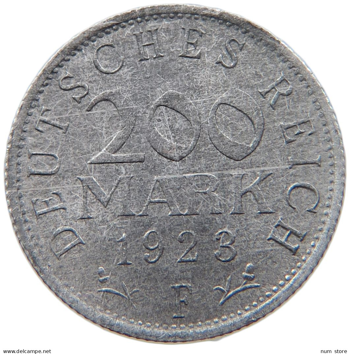 WEIMARER REPUBLIK 200 MARK 1923 F  #MA 098800 - 200 & 500 Mark