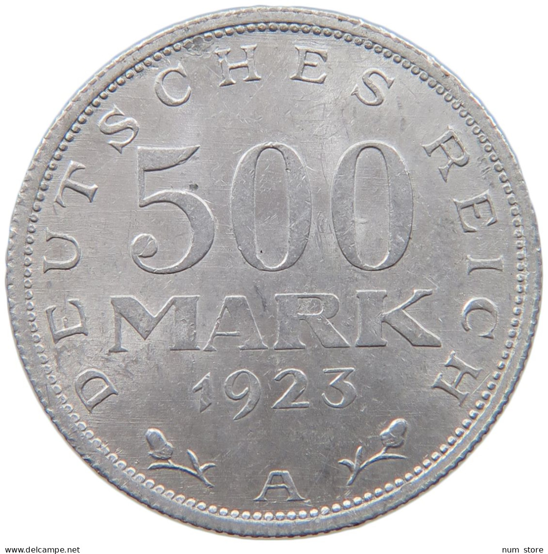 WEIMAR 500 MARK 1923 A  #MA 067487 - 200 & 500 Mark