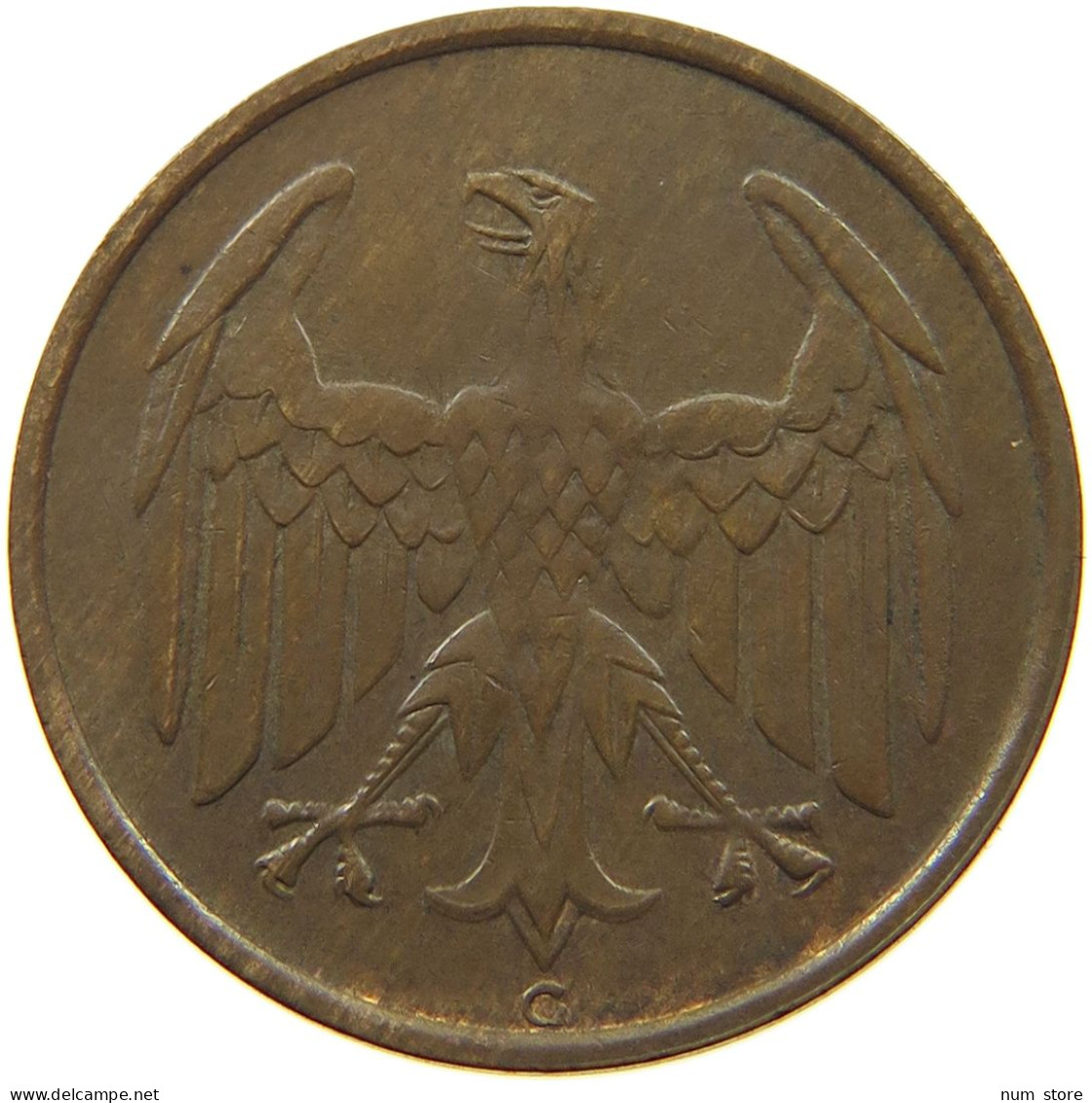 WEIMAR 4 PFENNIG 1932 G J.315, 4 REICHSPFENNIG 1932 #MA 001999 - 4 Reichspfennig