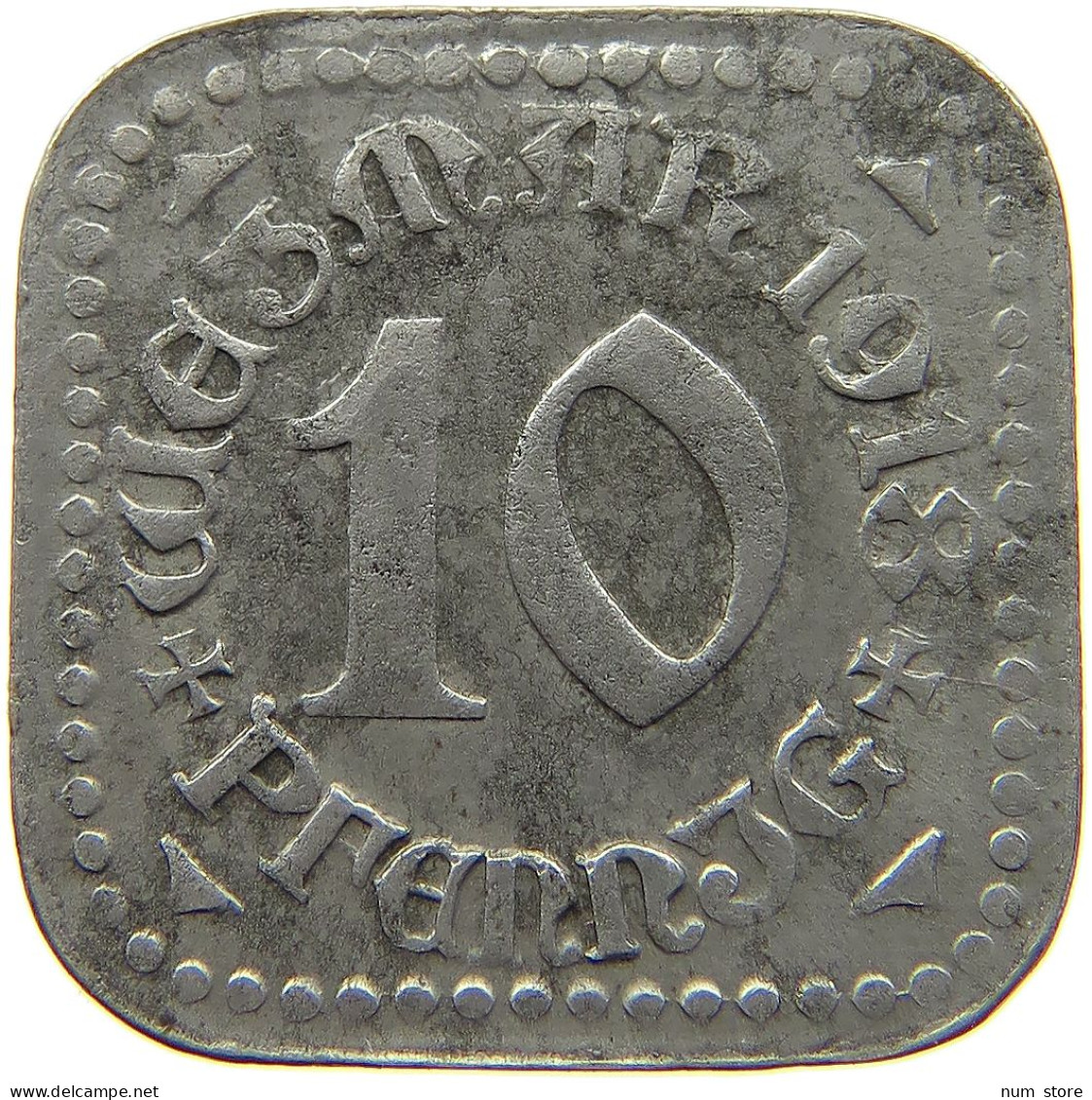 WEIMAR 10 PFENNIG 1918  #MA 103393 - 10 Renten- & 10 Reichspfennig