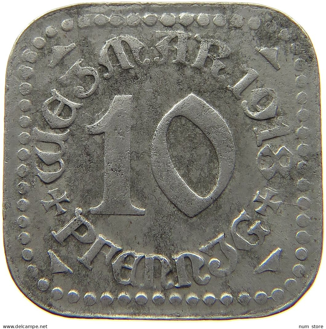 WEIMAR 10 PFENNIG 1918  #MA 103393 - 10 Rentenpfennig & 10 Reichspfennig