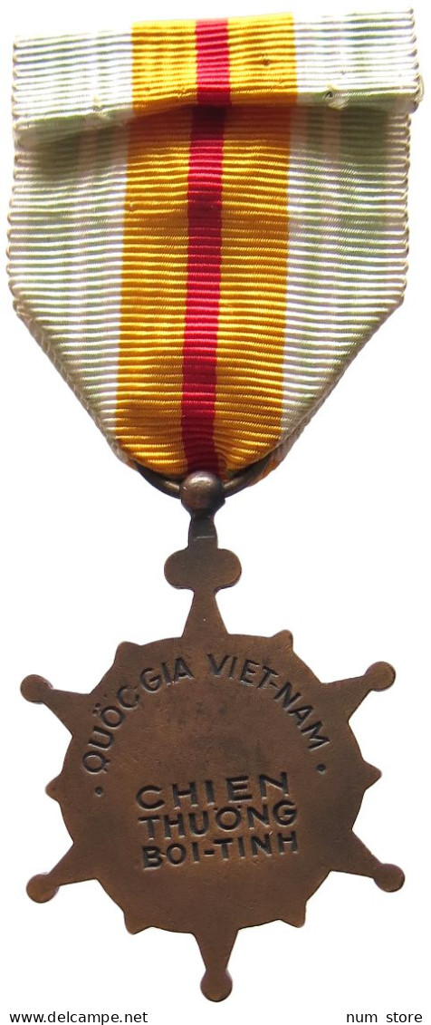 VIETNAM MEDAILLE  VIETNAM WOUND BADGE CHIEN-THUONG BOI-TINH #MA 020455 - Viêt-Nam