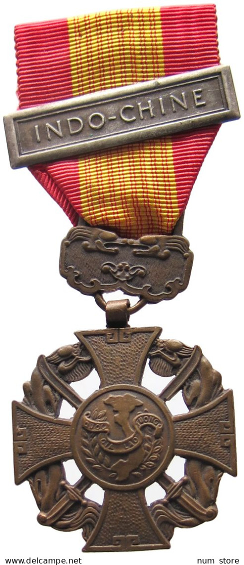 VIETNAM MEDAILLE  INDOCHINE CROIX DE LA BRAVOURE #MA 020454 - Vietnam