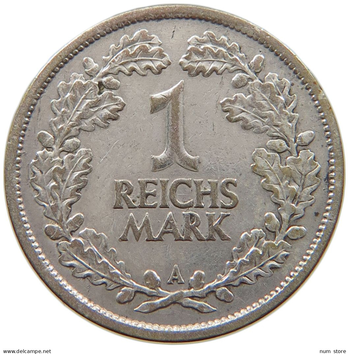 WEIMARER REPUBLIK 1 MARK 1925 A  #MA 001539 - 1 Mark & 1 Reichsmark