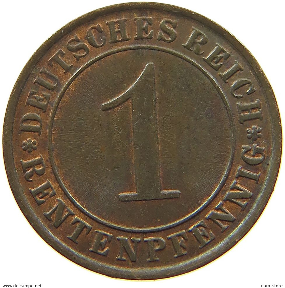 WEIMARER REPUBLIK RENTENPFENNIG 1923 G  #MA 100181 - 1 Rentenpfennig & 1 Reichspfennig