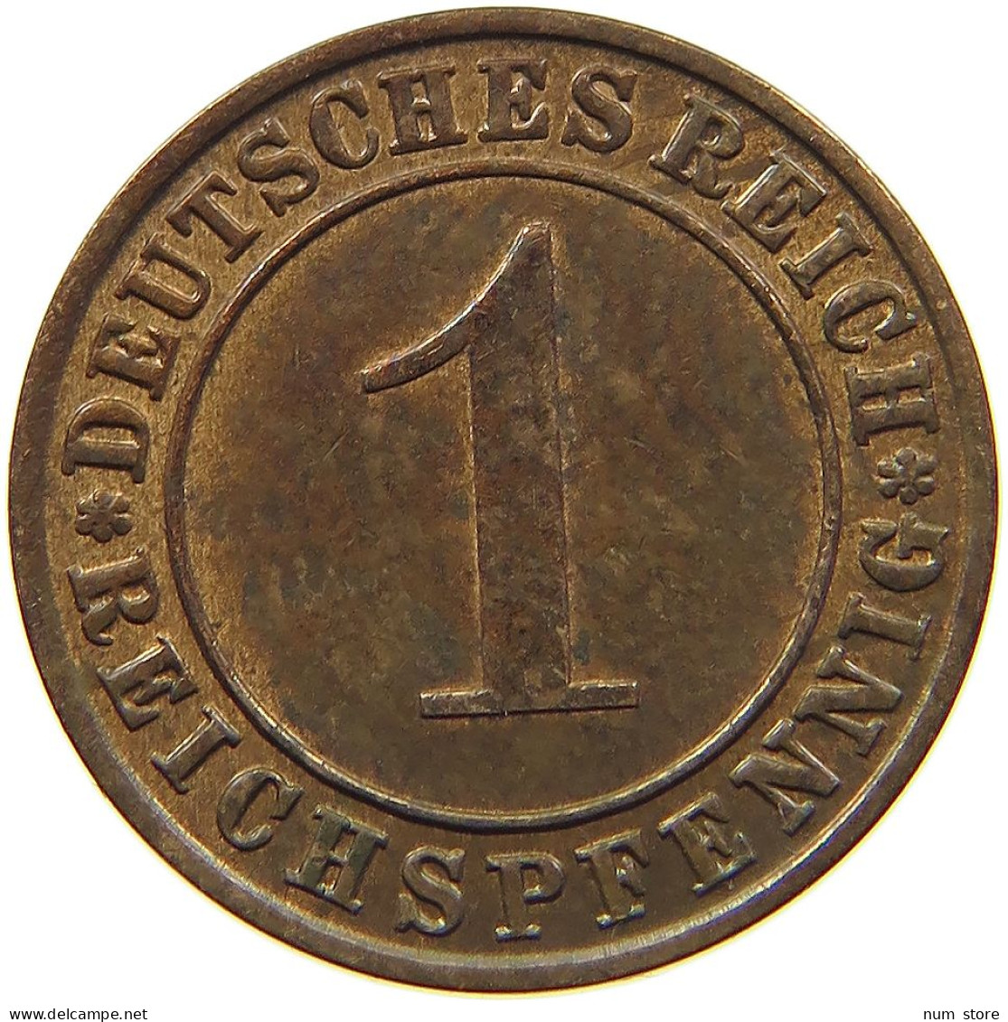 WEIMARER REPUBLIK REICHSPFENNIG 1935 J  #MA 100170 - 1 Rentenpfennig & 1 Reichspfennig