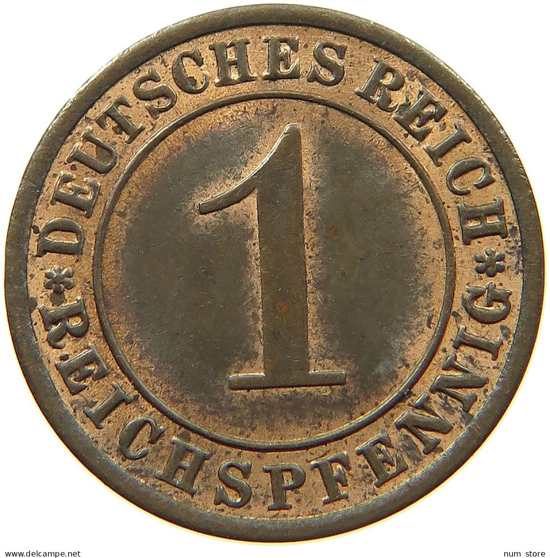 WEIMARER REPUBLIK REICHSPFENNIG 1931 E  #MA 100166 - 1 Rentenpfennig & 1 Reichspfennig