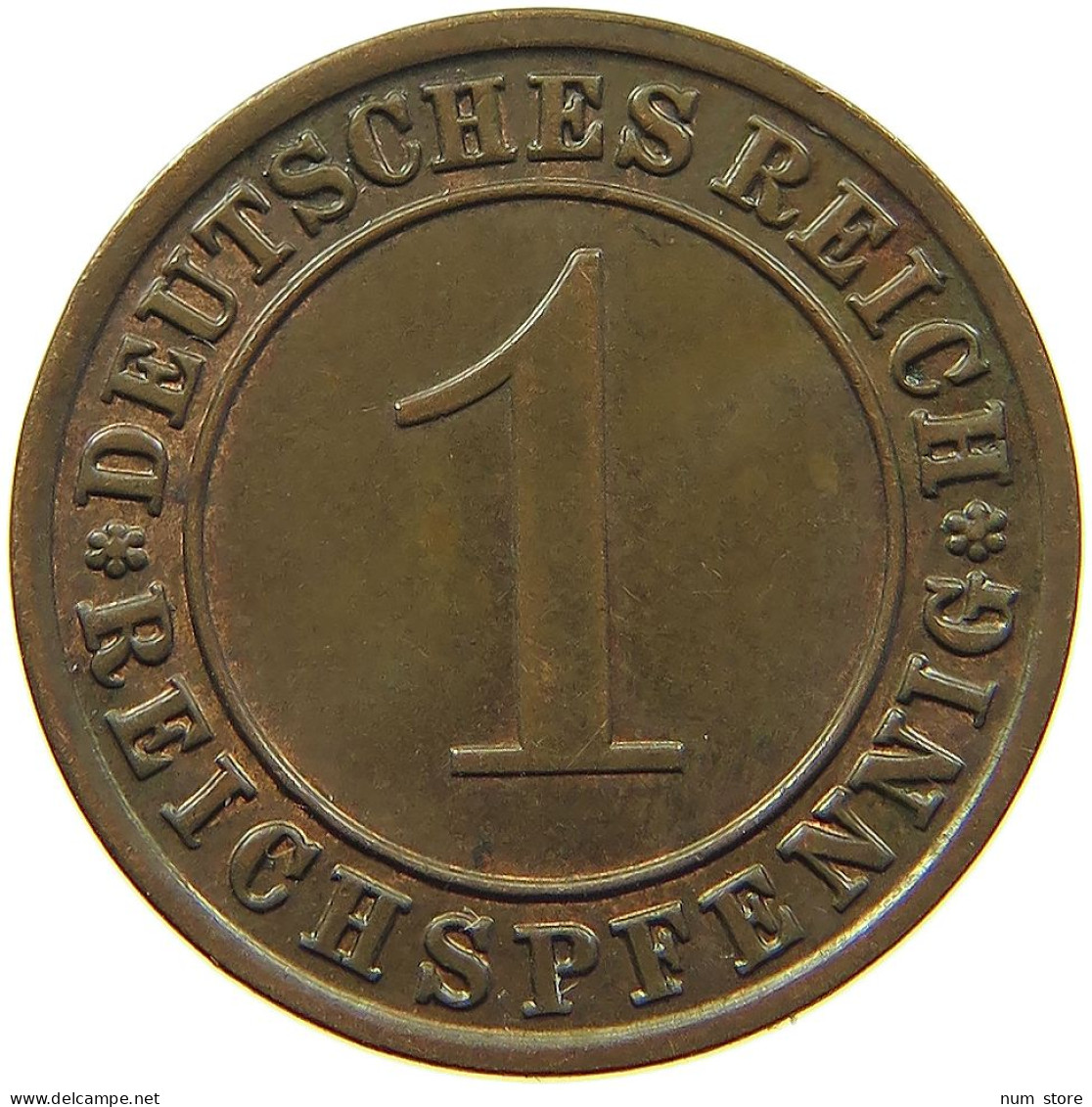 WEIMARER REPUBLIK REICHSPFENNIG 1934 A  #MA 100174 - 1 Renten- & 1 Reichspfennig