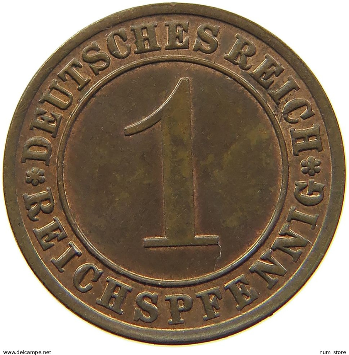 WEIMARER REPUBLIK REICHSPFENNIG 1933 A  #MA 100165 - 1 Rentenpfennig & 1 Reichspfennig