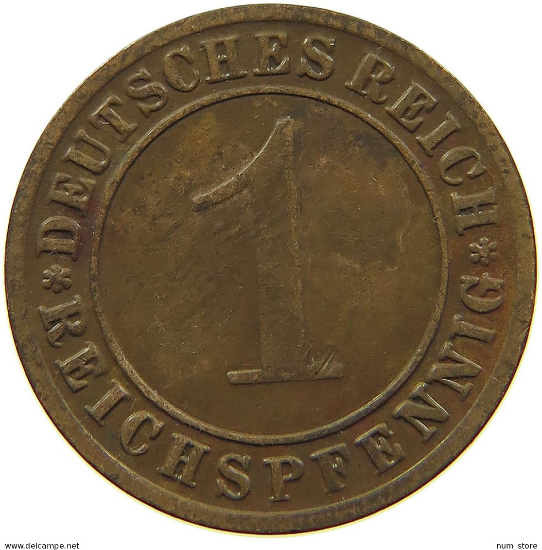 WEIMARER REPUBLIK REICHSPFENNIG 1930 G  #MA 100171 - 1 Renten- & 1 Reichspfennig