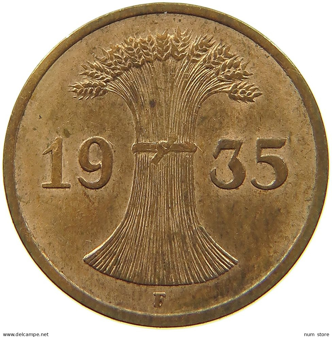 WEIMARER REPUBLIK PFENNIG 1935 F  #MA 100761 - 1 Rentenpfennig & 1 Reichspfennig
