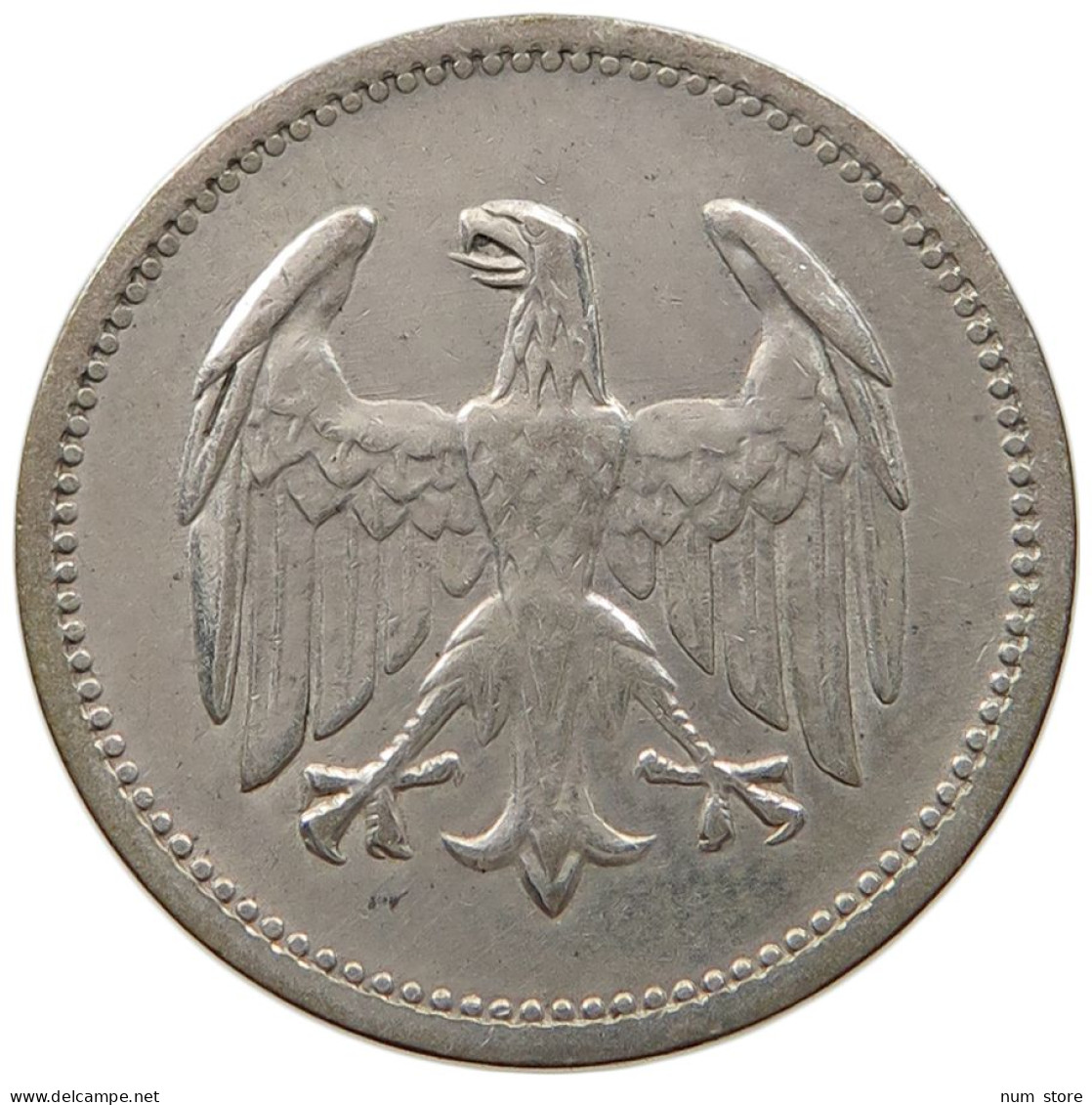 WEIMARER REPUBLIK MARK 1924 A J.311 #MA 001535 - 1 Marco & 1 Reichsmark