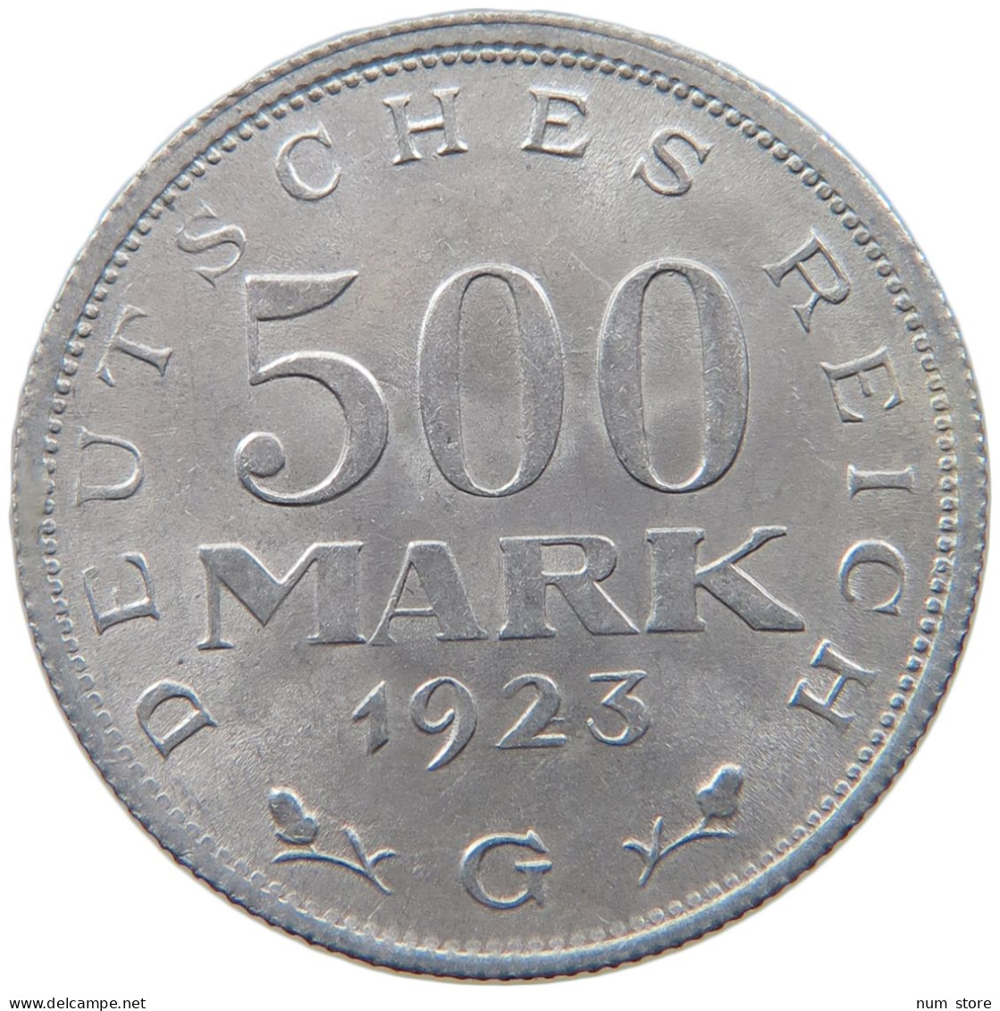 WEIMARER REPUBLIK 500 MARK 1923 G  #MA 098589 - 200 & 500 Mark