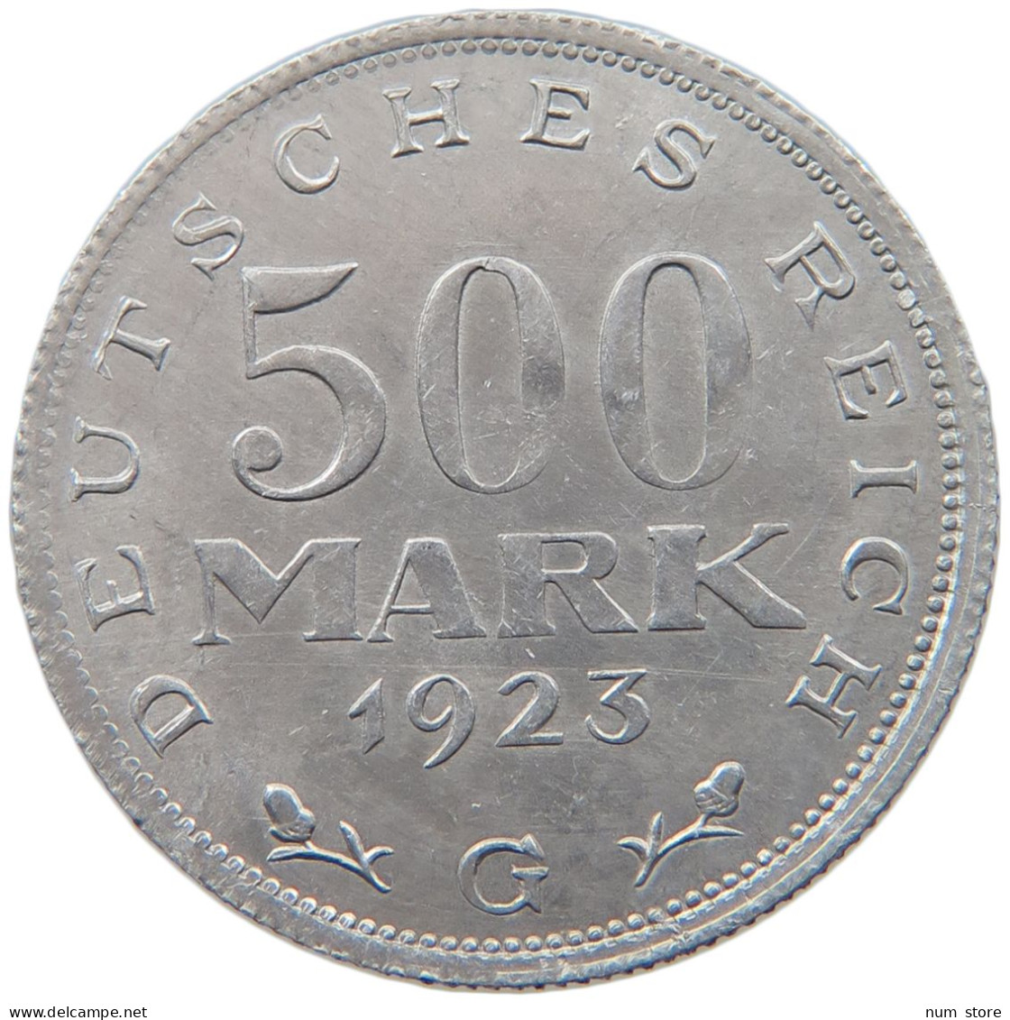 WEIMARER REPUBLIK 500 MARK 1923 G  #MA 098591 - 200 & 500 Mark