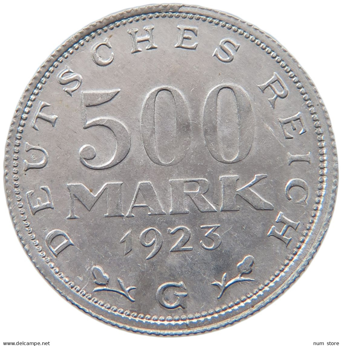 WEIMARER REPUBLIK 500 MARK 1923 G  #MA 098615 - 200 & 500 Mark