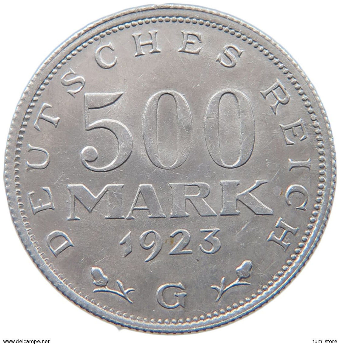 WEIMARER REPUBLIK 500 MARK 1923 G  #MA 098592 - 200 & 500 Mark