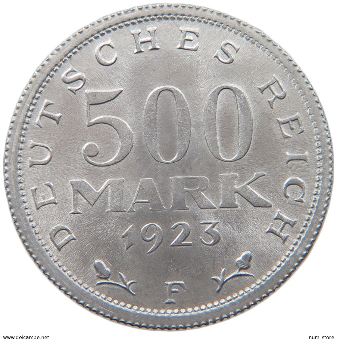 WEIMARER REPUBLIK 500 MARK 1923 F  #MA 098611 - 200 & 500 Mark