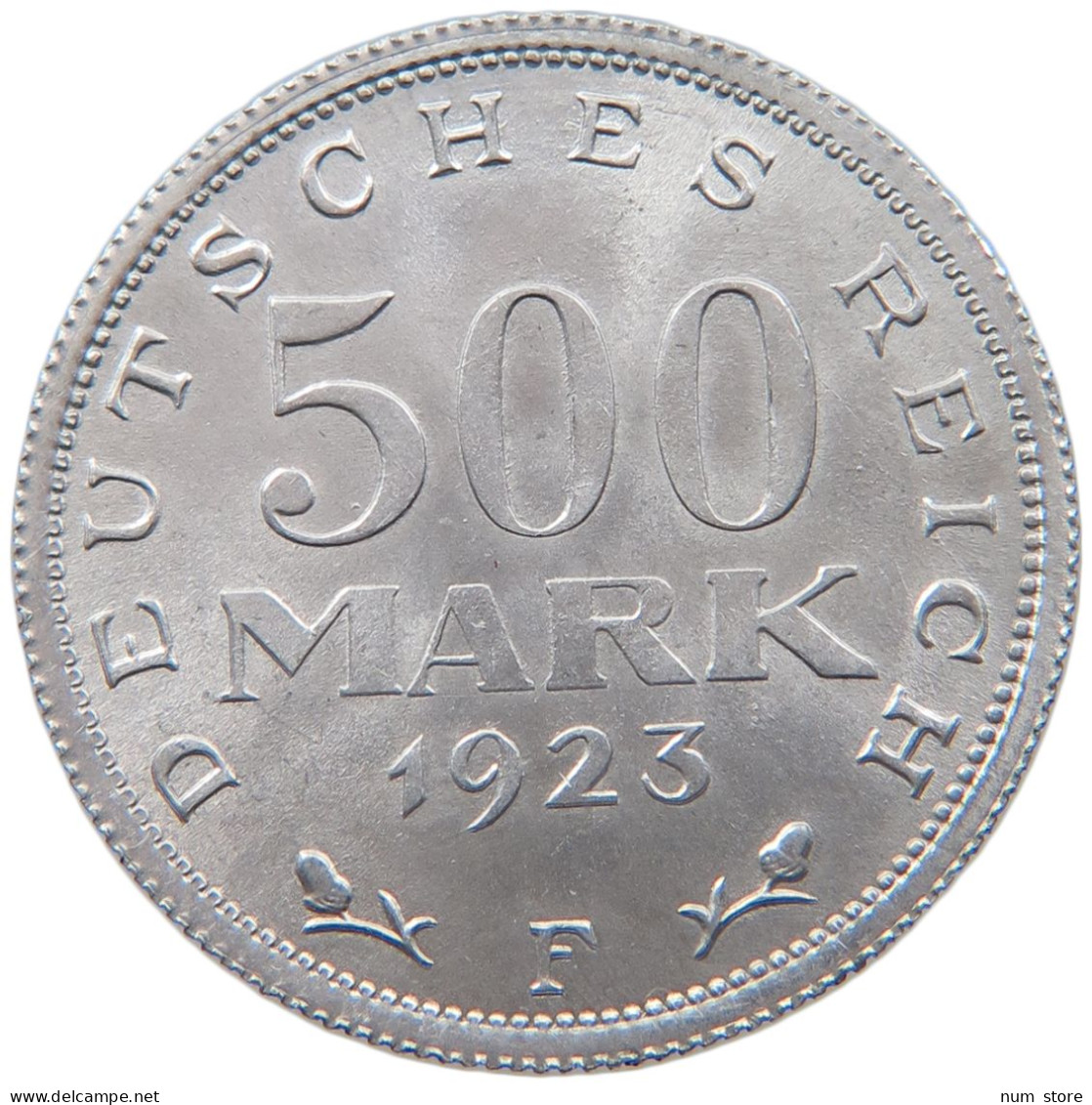 WEIMARER REPUBLIK 500 MARK 1923 F  #MA 098597 - 200 & 500 Mark