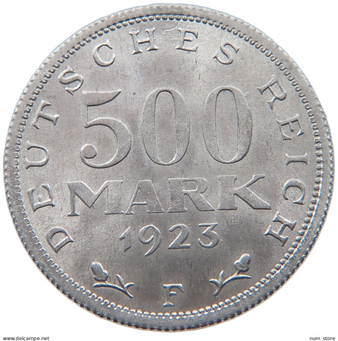 WEIMARER REPUBLIK 500 MARK 1923 F  #MA 098610 - 200 & 500 Mark