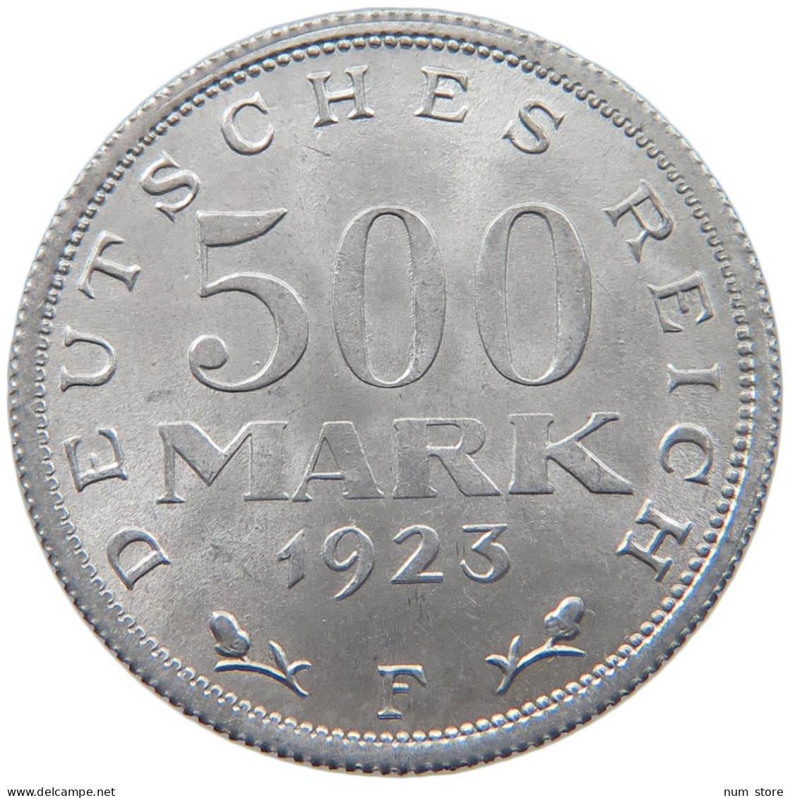 WEIMARER REPUBLIK 500 MARK 1923 F  #MA 098596 - 200 & 500 Mark