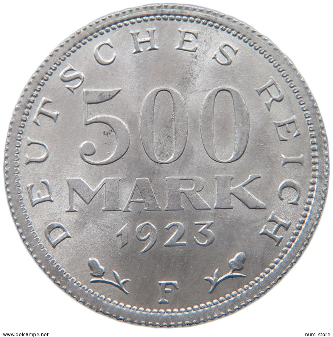 WEIMARER REPUBLIK 500 MARK 1923 F  #MA 098601 - 200 & 500 Mark