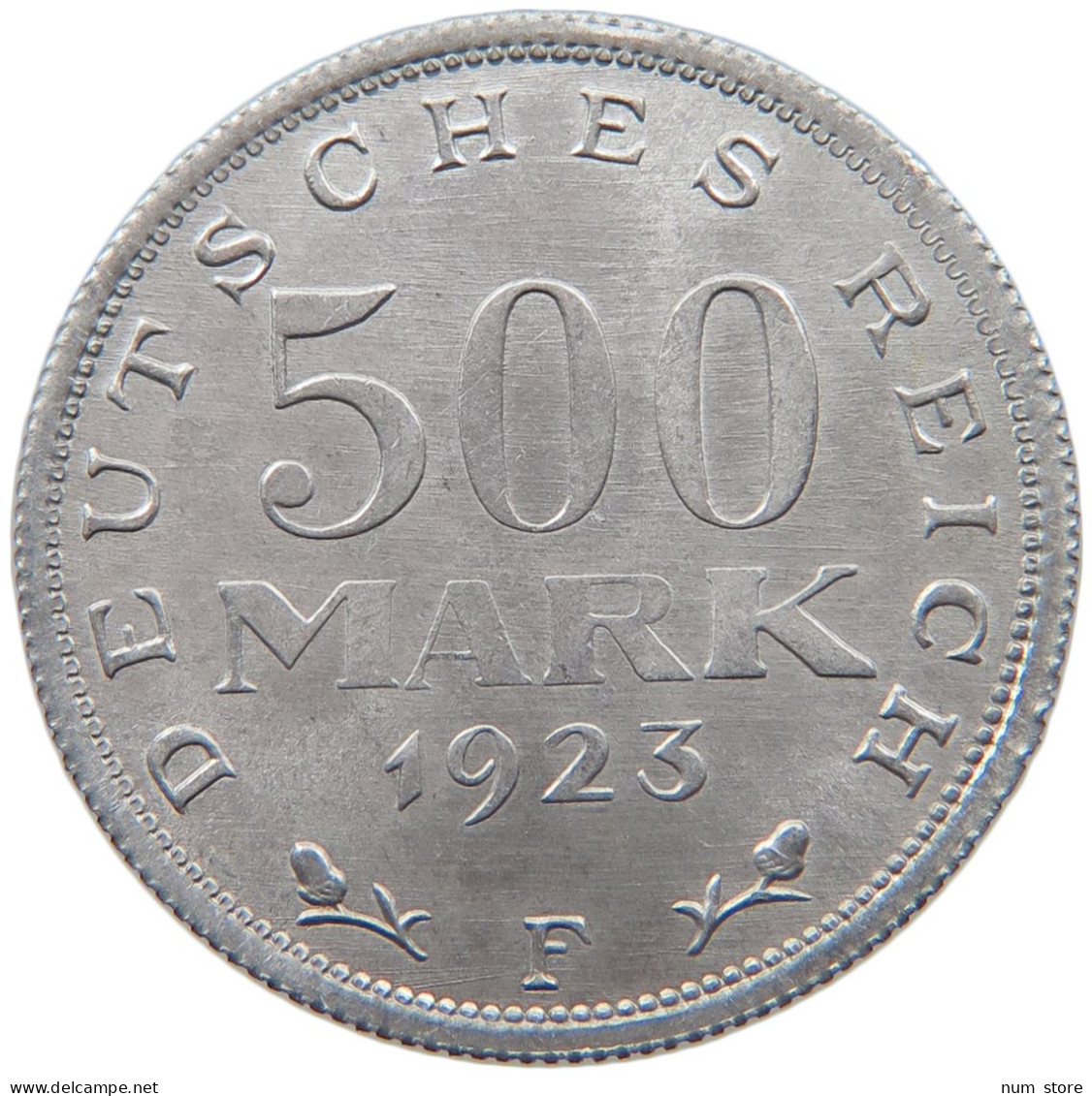 WEIMARER REPUBLIK 500 MARK 1923 F  #MA 098602 - 200 & 500 Mark