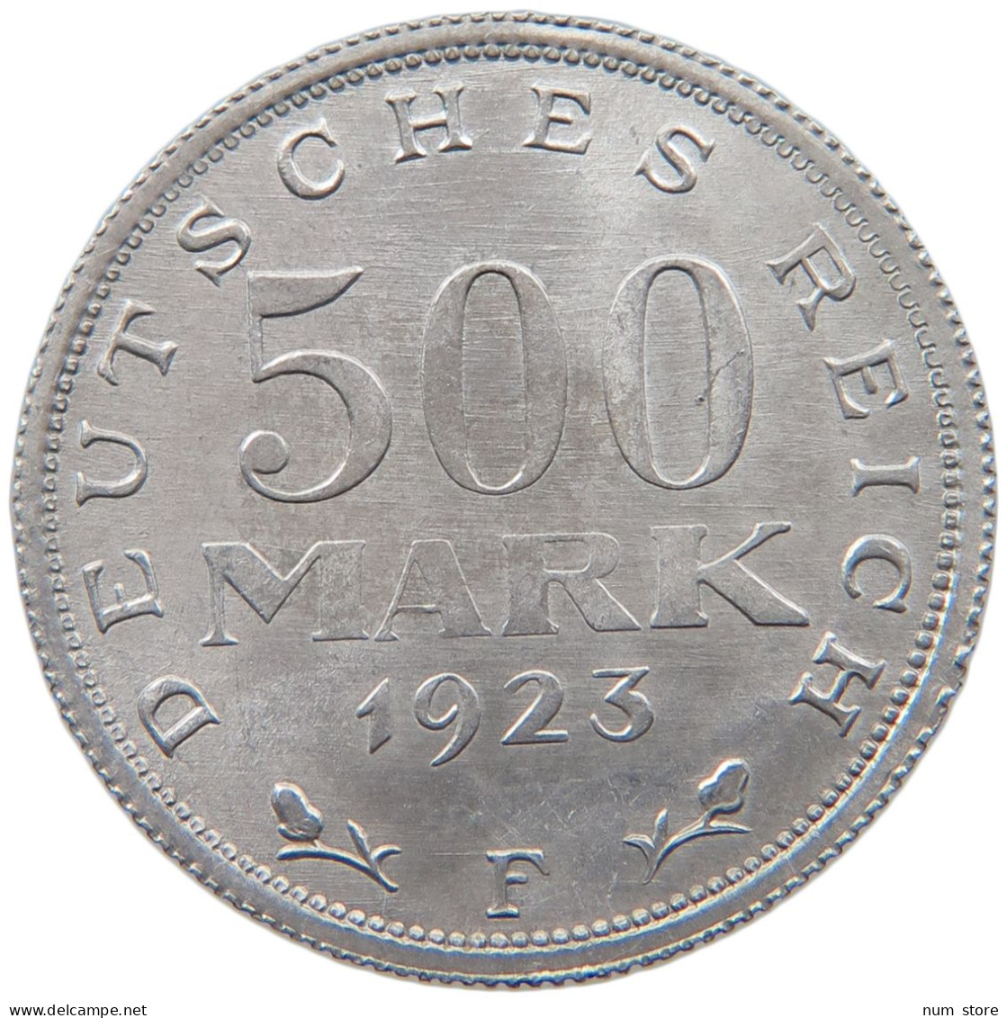 WEIMARER REPUBLIK 500 MARK 1923 F  #MA 098598 - 200 & 500 Mark