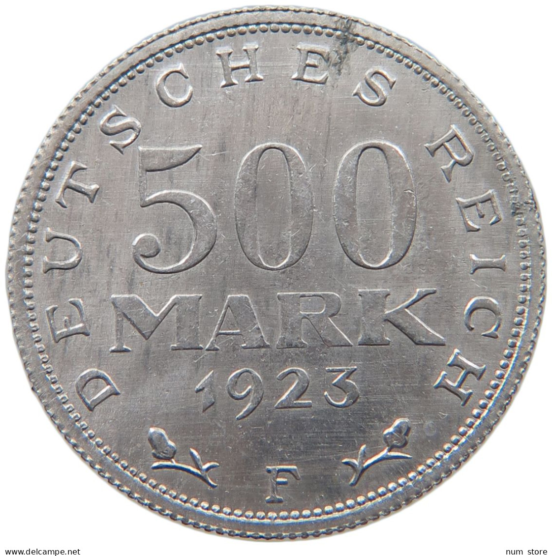WEIMARER REPUBLIK 500 MARK 1923 F  #MA 098590 - 200 & 500 Mark