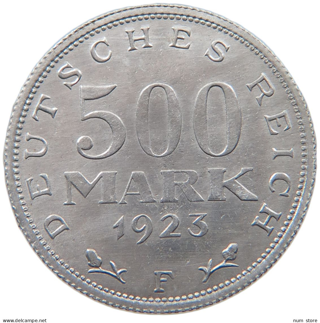 WEIMARER REPUBLIK 500 MARK 1923 F  #MA 098594 - 200 & 500 Mark