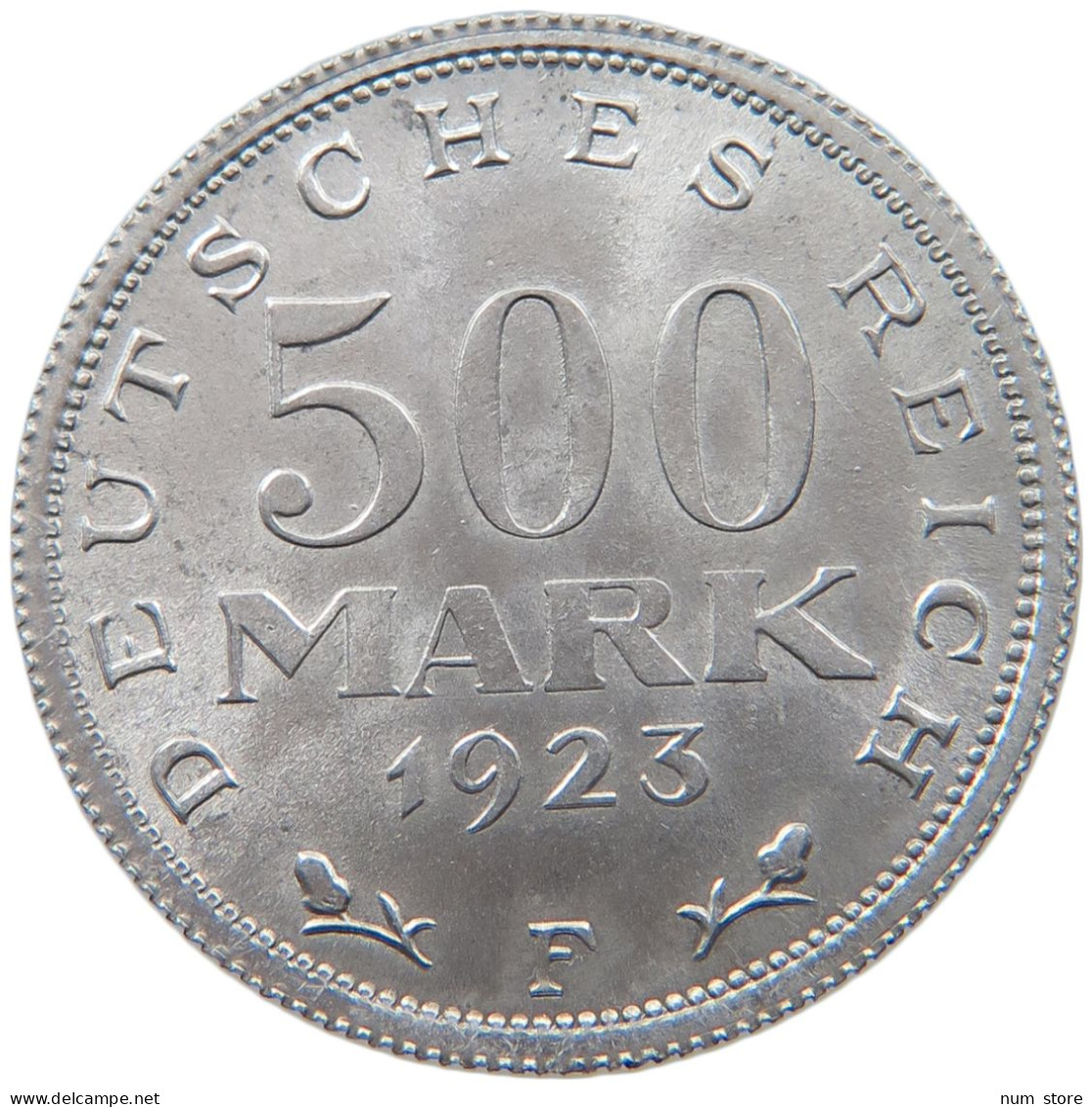 WEIMARER REPUBLIK 500 MARK 1923 F  #MA 098585 - 200 & 500 Mark