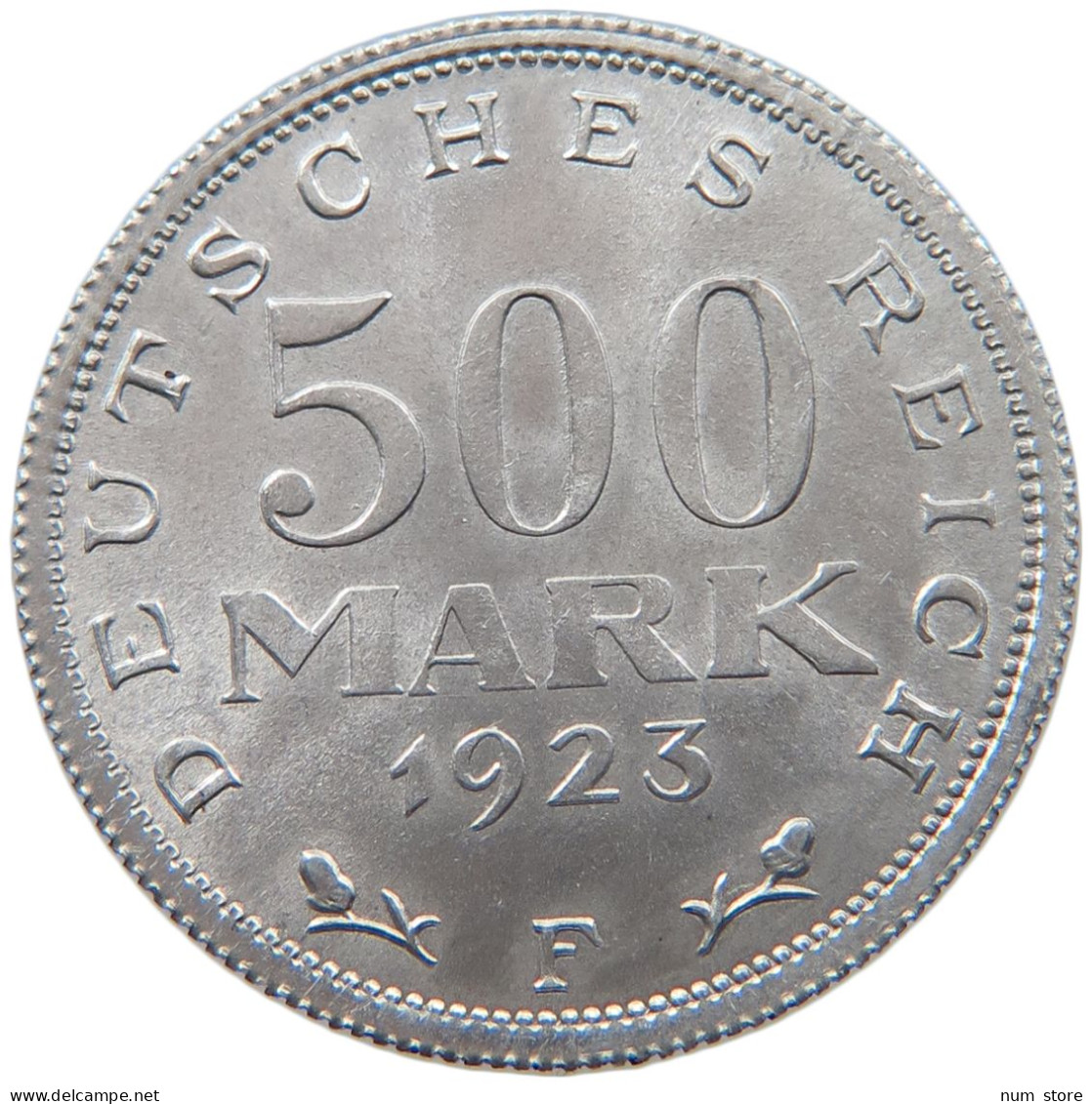 WEIMARER REPUBLIK 500 MARK 1923 F  #MA 098587 - 200 & 500 Mark