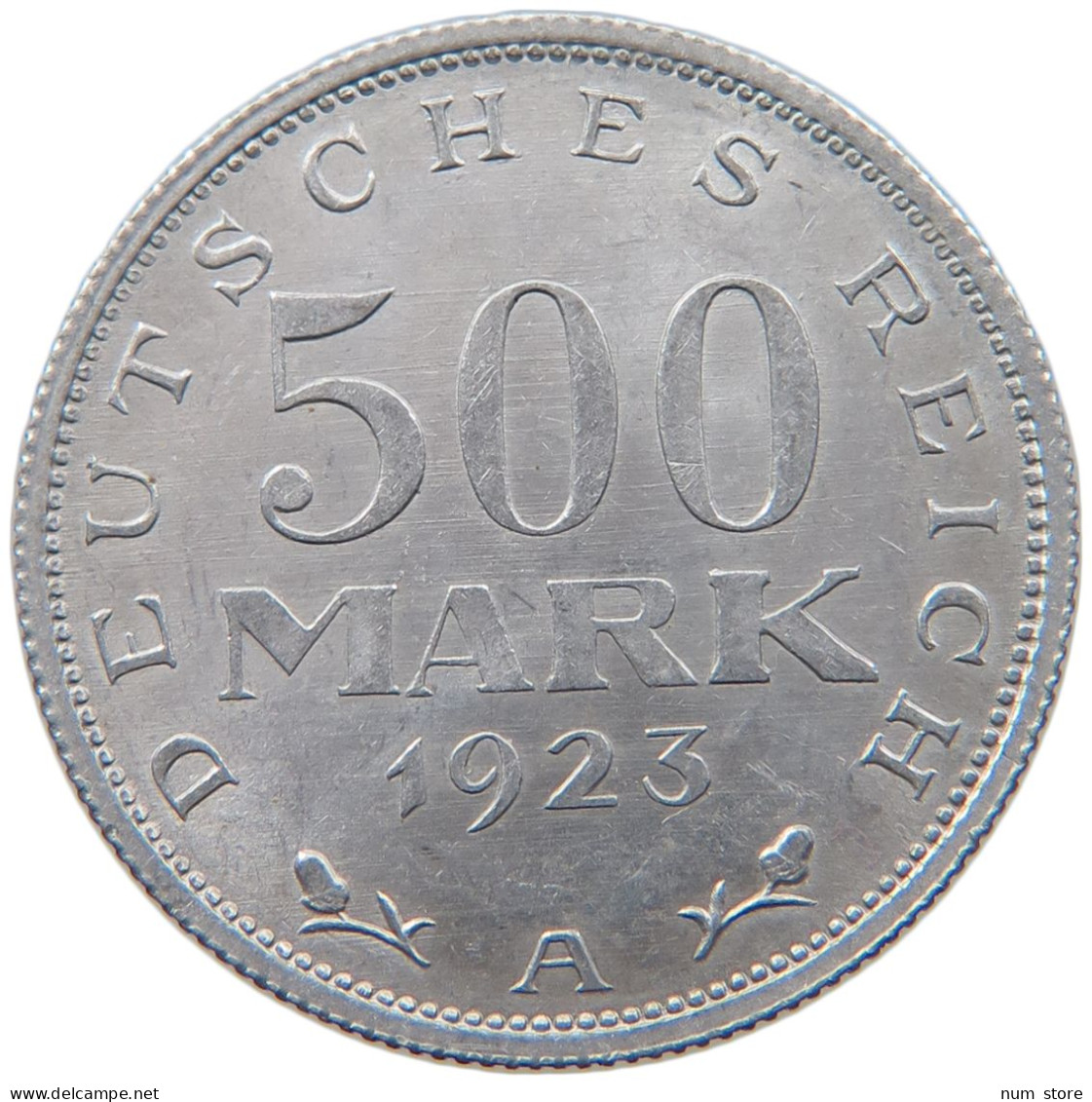 WEIMARER REPUBLIK 500 MARK 1923 A  #MA 098599 - 200 & 500 Mark