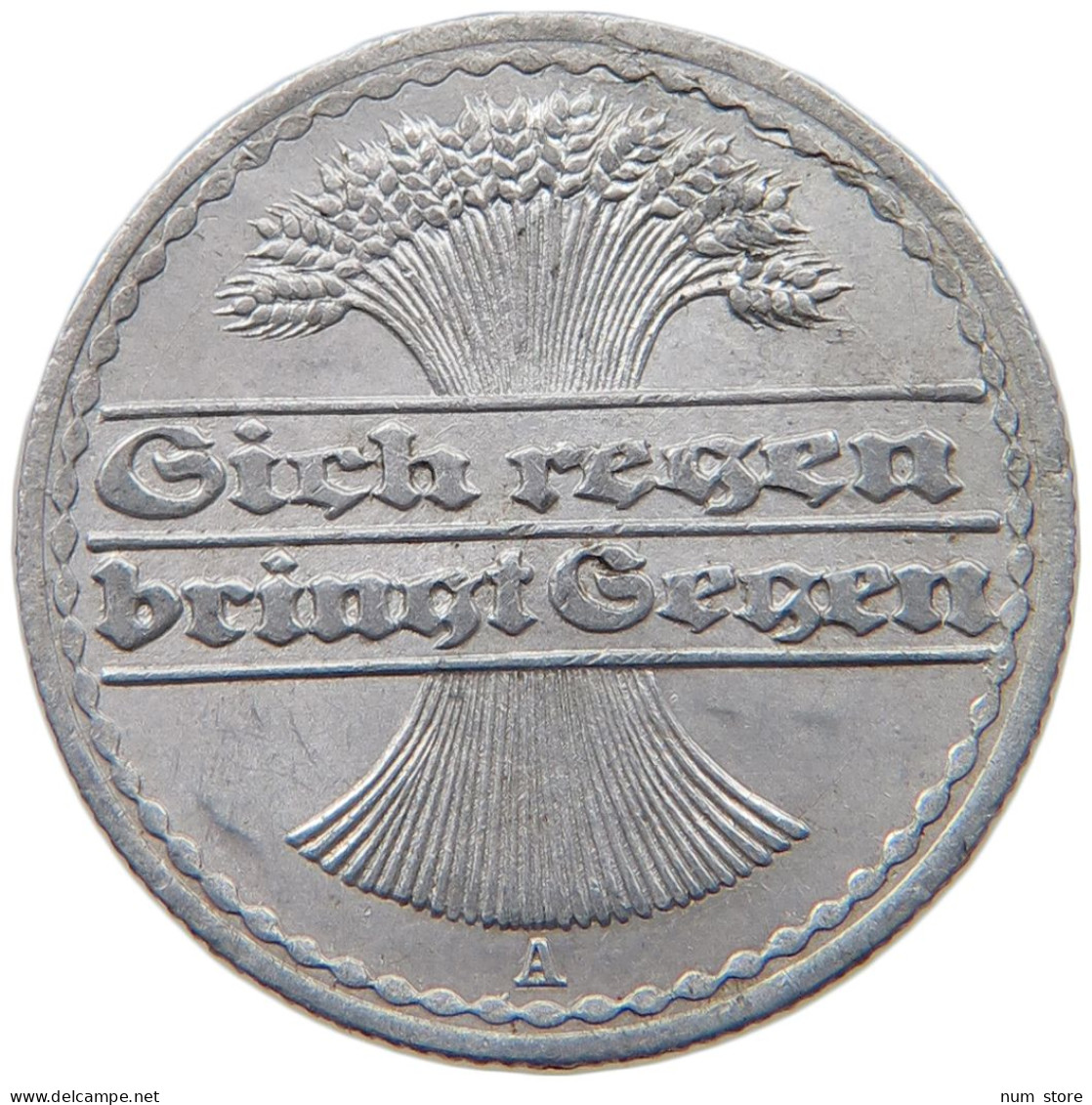 WEIMARER REPUBLIK 50 PFENNIG 1919 A  #MA 098825 - 50 Renten- & 50 Reichspfennig