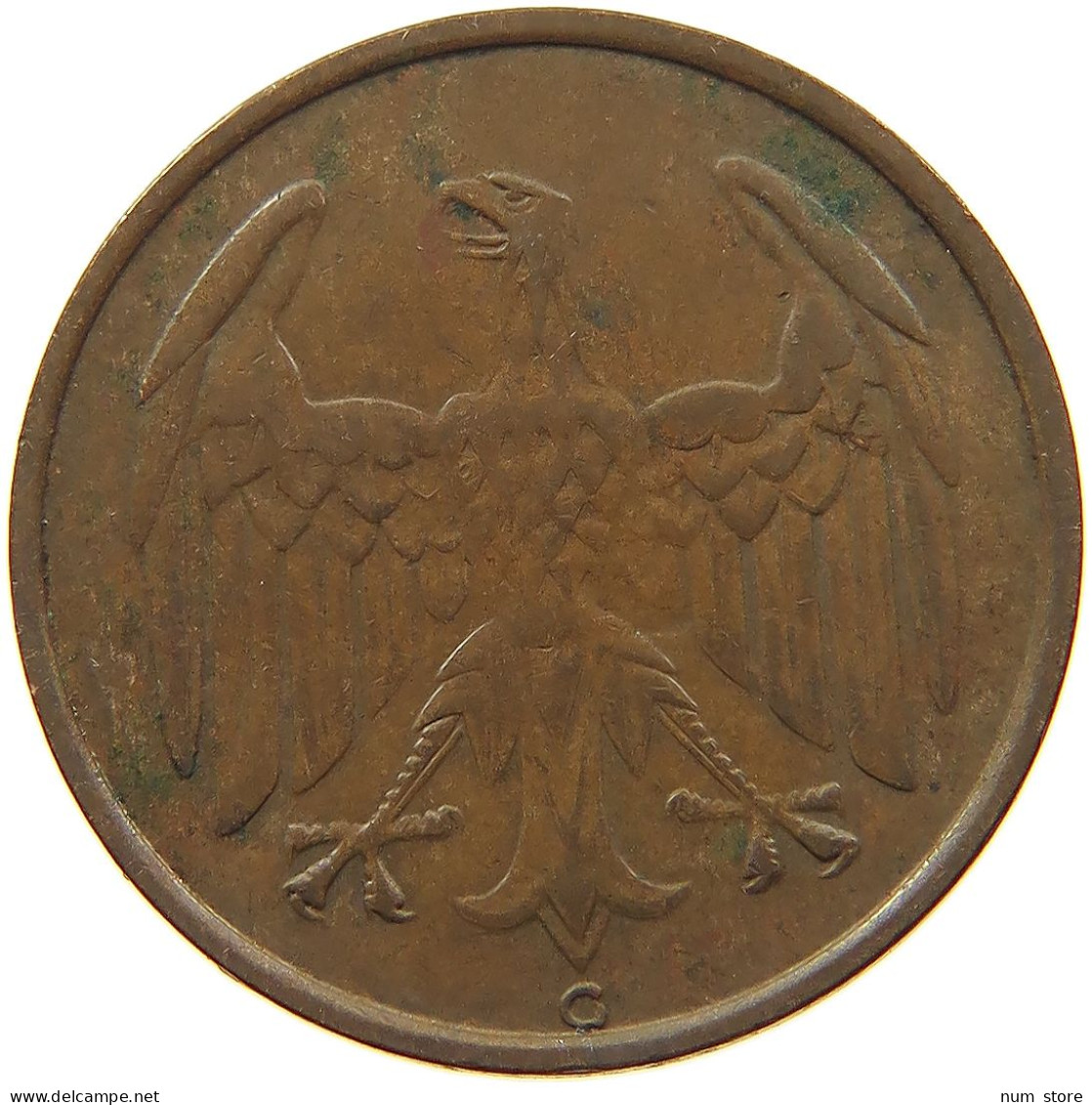 WEIMARER REPUBLIK 4 PFENNIG 1932 G  #MA 099917 - 4 Reichspfennig